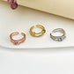 Csiyanjry99 Jansio Threanic Triple-Spin Ring,To My Daughter Vikanda Thermogenic Spinner Ring Feelief Zirconica Triple Fidget Rin