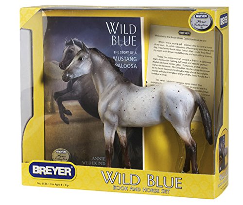 Breyer Classics Wild Blue: Book And Horse Toy Set (1:12 Scale)