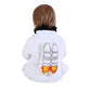 Hsctek Toddler Astronaut Costume, Baby Space Cosplay Infant Boys Girls, Newborn Halloween Suit Costume Kids White 4T
