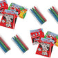 HAPPY DEALS ~ Fireman Coloring Books with Crayons - 12 Sets Fire Fighter Party Favors with 36 Crayons Included