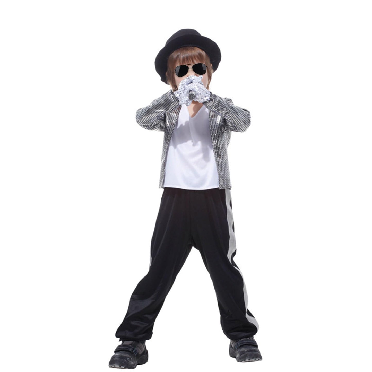 Chuangli Dance Star Costume For 80S 90S Pop Stage Cosplay Party Halloween Role Play Costume Set 80S 90S Dress Up Set