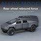 EROCK 1:24 Camping RV car Model Toys, Pickup Trailer Toy , Pickup Truck Model with Sound and Light Function, Suitable Gifts, Dec