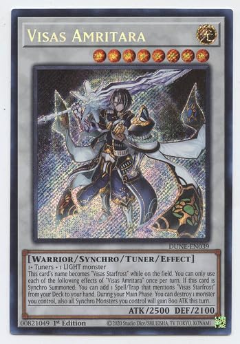 Visas Amritara - Dune-En039 - Secret Rare - 1St Edition
