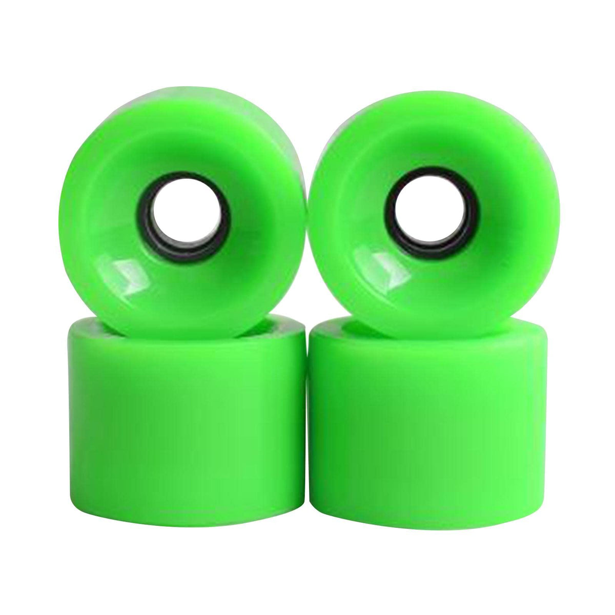 UJEAVETTE 4X 78A Hardness Skateboard Wheels 70X51Mm Longboard Roller Parts Grass Green