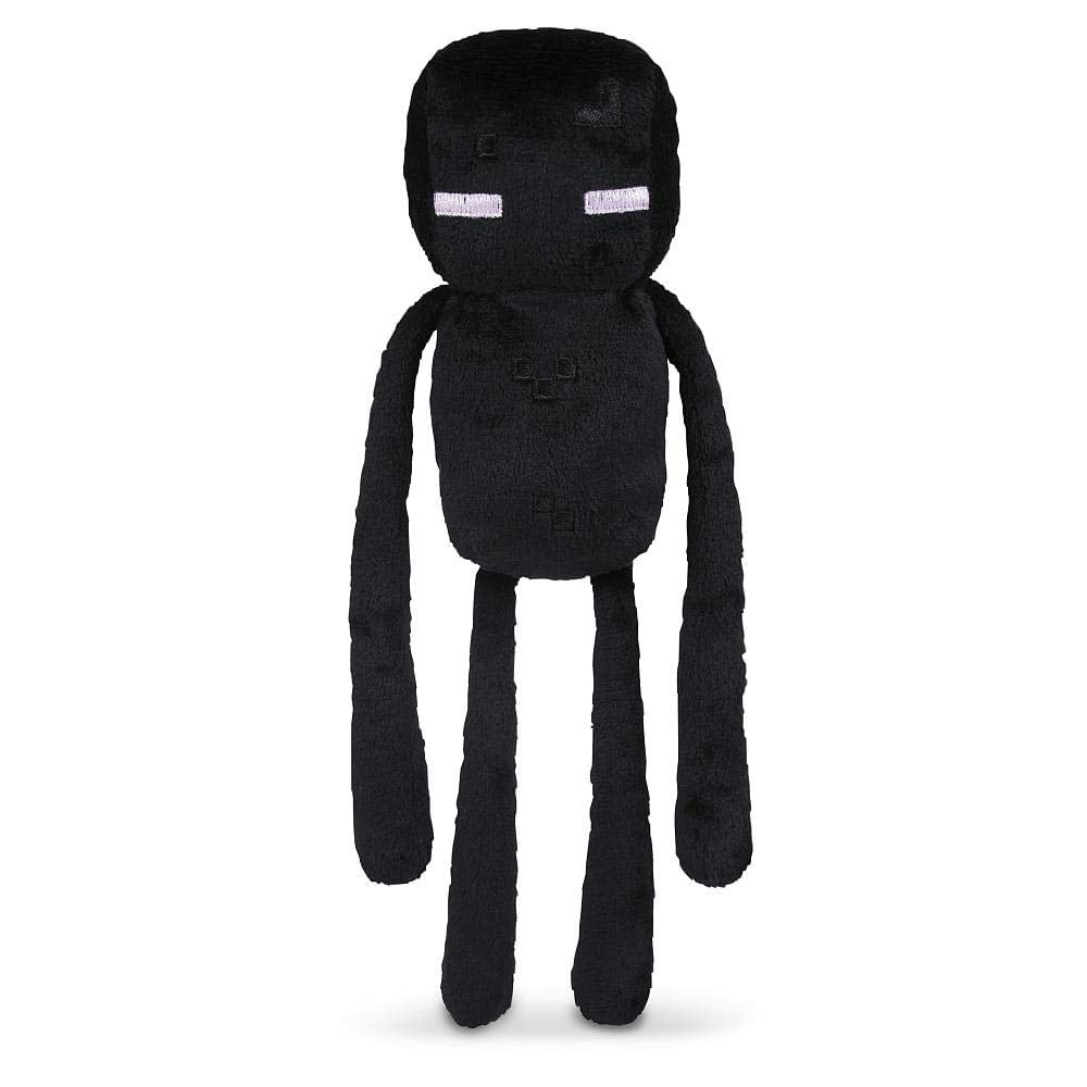 Minecraft Enderman Plush Toy - 7" Soft Polyester Stuffed Animal - One Size, Enderman Color, Model 16523