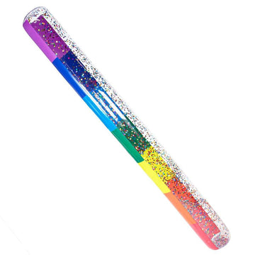 Poolcandy Inflatable Jumbo Swim Noodles (Classic Rainbow Glitter Filled Jumbo Swim Noodle)