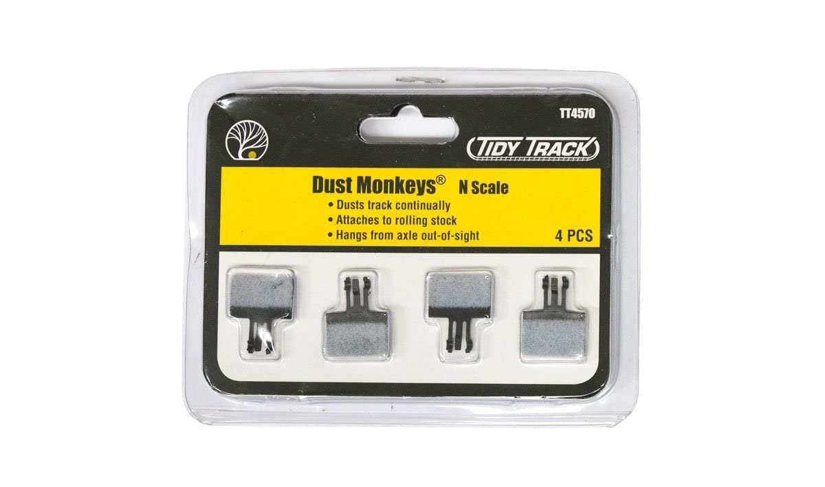 Micro-Mark Woodland Scenics' Tidy Track Dust Monkeys, N Scale