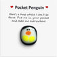 A Little Pocket Penguin Hug,Mini Cute Pocket Penguin Hug Animal Decoration Special Encourage Birthday Wedding Party Valentines P