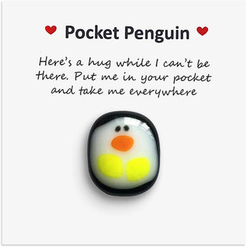 A Little Pocket Penguin Hug,Mini Cute Pocket Penguin Hug Animal Decoration Special Encourage Birthday Wedding Party Valentines P