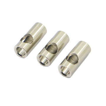 AMOGOT 3Pcs Metal 3.175mm to 5mm Shaft Motor Pinion Reducer Sleeve Adapter for Converting RC Motor 3650 550 540 Pinion Gears