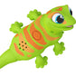 Animagic Goliath Let's Go Gecko - Motorized Toy with 50+ Lights & Sounds, Green, 9.45"x3.07"x9.45", Model 926018