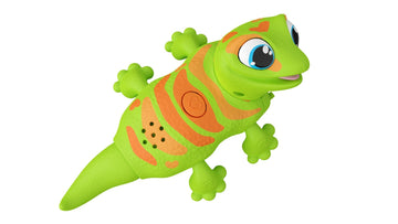 Animagic Goliath Let's Go Gecko - Motorized Toy with 50+ Lights & Sounds, Green, 9.45"x3.07"x9.45", Model 926018