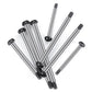 JGGZONE Polished Steel Lock-nut Style Hinge-Pin Threaded Hinge Pins Set Compatible with for 1/10 Traxxa Slash 2WD Hoss Rustler V