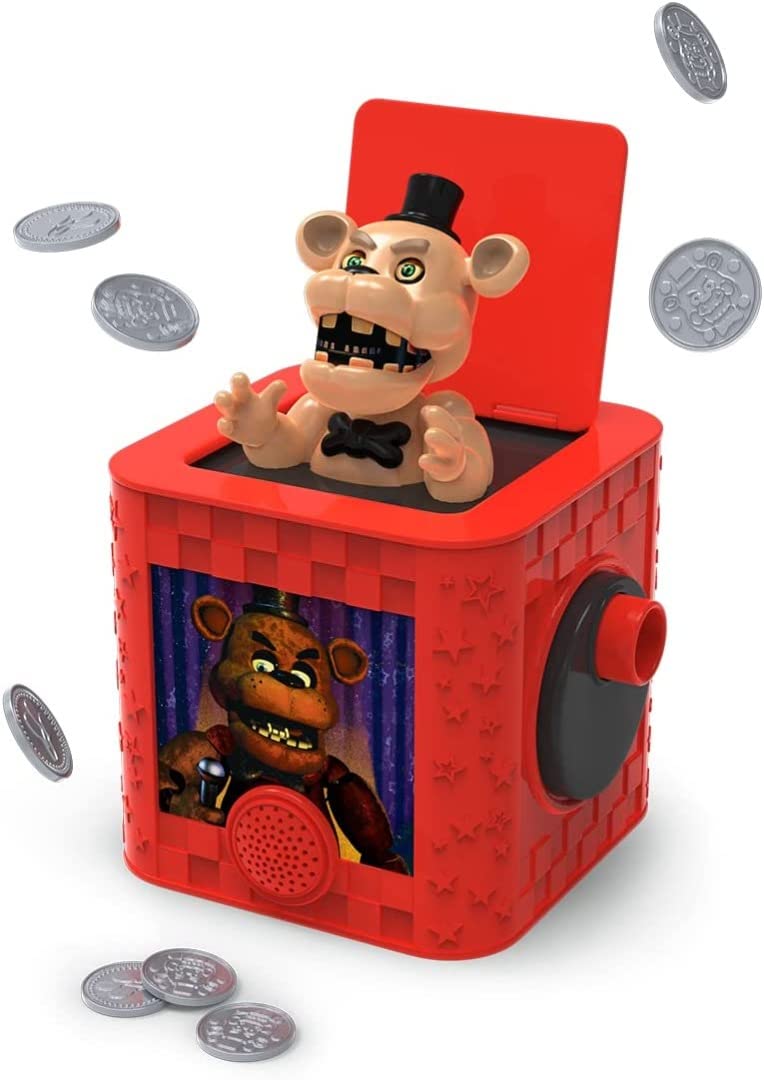 Funko Five Nights at Freddy's Scare-in-The-Box Game, Standard Size, Multicolor, Model 65393, Plastic Material