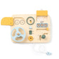 Zoomella Layered Wood Wooden Car Dashboard Busy Board Educational ChildCentered Car Toy Fine Motor Skills Steering Wheel Activi