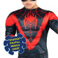 Marvel Spin Official Toddler Deluxe Halloween Costume - enhanced Quality Padded Jumpsuit and Fabric Headpiece (3T-4T)