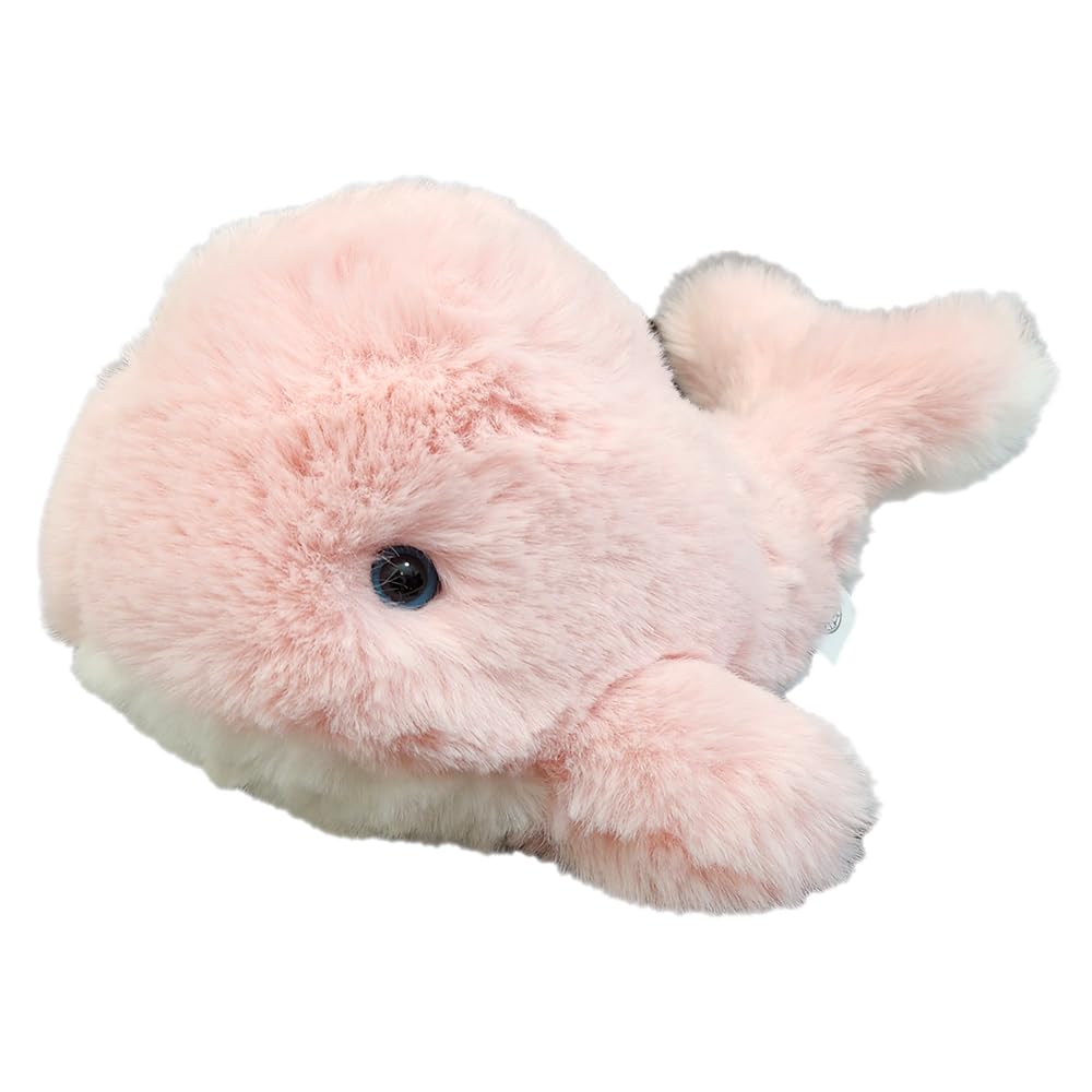 World's Softest Plush Small Pink Whale Stuffed Animal - Safe Polyester, Adorable Sealife Toy for Baby, Toddler, Kids, Model WS03576-0008