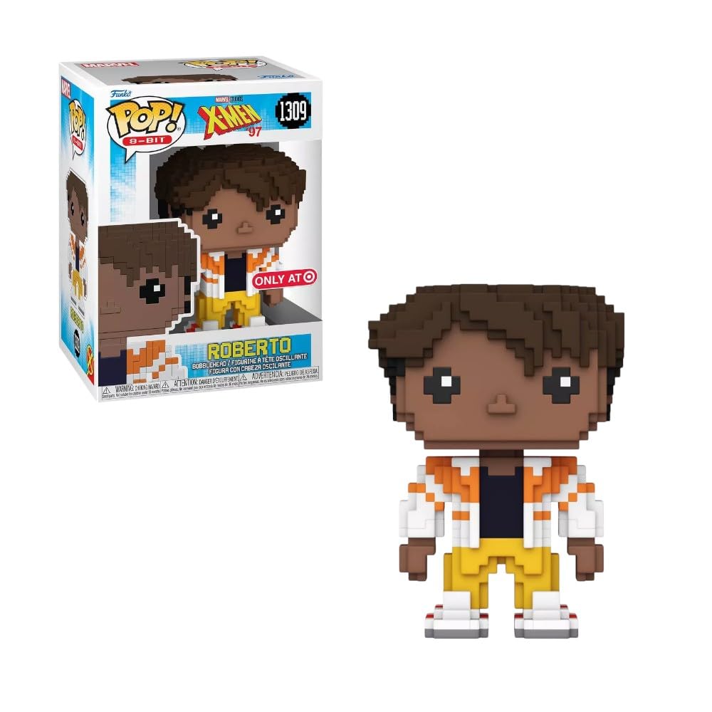 Funko Pop! Marvel: X-Men '97-8-Bit Roberto (Target Exclusive), 74443