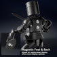 RENGNER (Pre-Assembled) Dummy 13 Robot Action Figure in protective covering  T13 Fifth Generation Medieval Knight with  and Shields  Full Body Activity Robot  Magnetic Figures Desk Toys (Black+White)