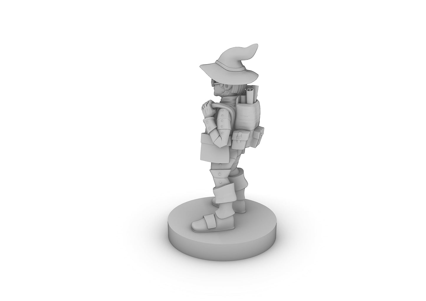 Gnome Clockwork Wizard Tabletop Dnd Gaming Miniature