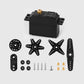 GOTECK 2PCS D9257MG 25g Full Metal Gear Digital Servo,for Trex 450 500 RC Helicopter Airplane Fixed-Wing