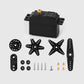 GOTECK 2PCS D9257MG 25g Full Metal Gear Digital Servo,for Trex 450 500 RC Helicopter Airplane Fixed-Wing