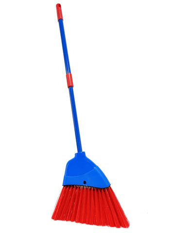 Xifando Kids Broom-Housekeeping Cleaning Tool For Kids Pretend Playing,Retractable Small Broom For Littler Helper(Blue+Red)