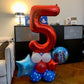 25 Balloon Number, Red Number 25Th Birthday Balloons 40 Inch, 25 Or 52 Years Old Red Birthday Decorations For Men Women, 25Th An
