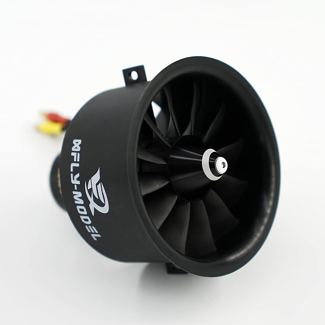 XFLY-MODEL 64mm 12 Blades EDF Ducted Fan with 4S 2840-KV3200 Brushless Outrunner Motor Model Jet Aircraft