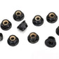 Traxxas 8347 Nuts 4mm Flanged Nylon Locking Serrated (Black) (10)