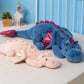 Ololele Dragon Stuffed Animal, 35.4Inches Medium Plush Dragon Toy For Kids, Pink White Green And Blue Available. Very Cute Plush