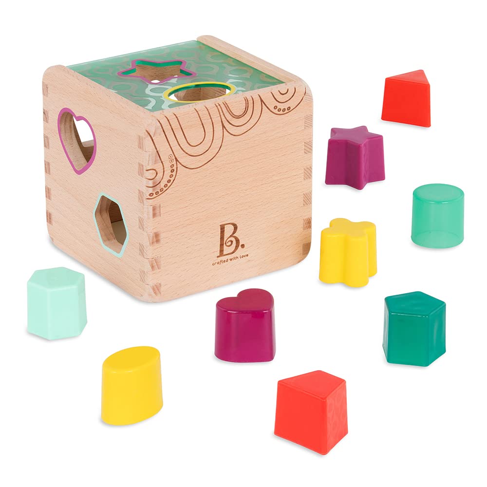 B.Woody - Wonder Cube Shape Sorter