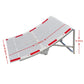 YSKMLOLP RC Car Jump Ramp - Stunt Playset for 1/5 to 1/16 Scale Cars, Endurance Plate, Stainless Steel, 100x80x35/37