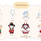 LUCKY EMMA Studio Emma Secret Forest Coffee Shop Series Blind Bag 8PCS Random Collection Mystery Toys Cute Blind Box Figures for Birthday Gifts
