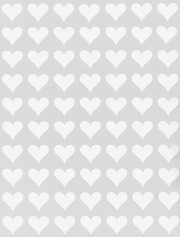 1/2 Inch (0.50) Heart Sticker Bulk Labels Sheets Diy Scrapbooking Stickers For Valentine'S Day, Stationery, Arts & Crafts 13Mm, 7560-Pack (White) By Royal Green