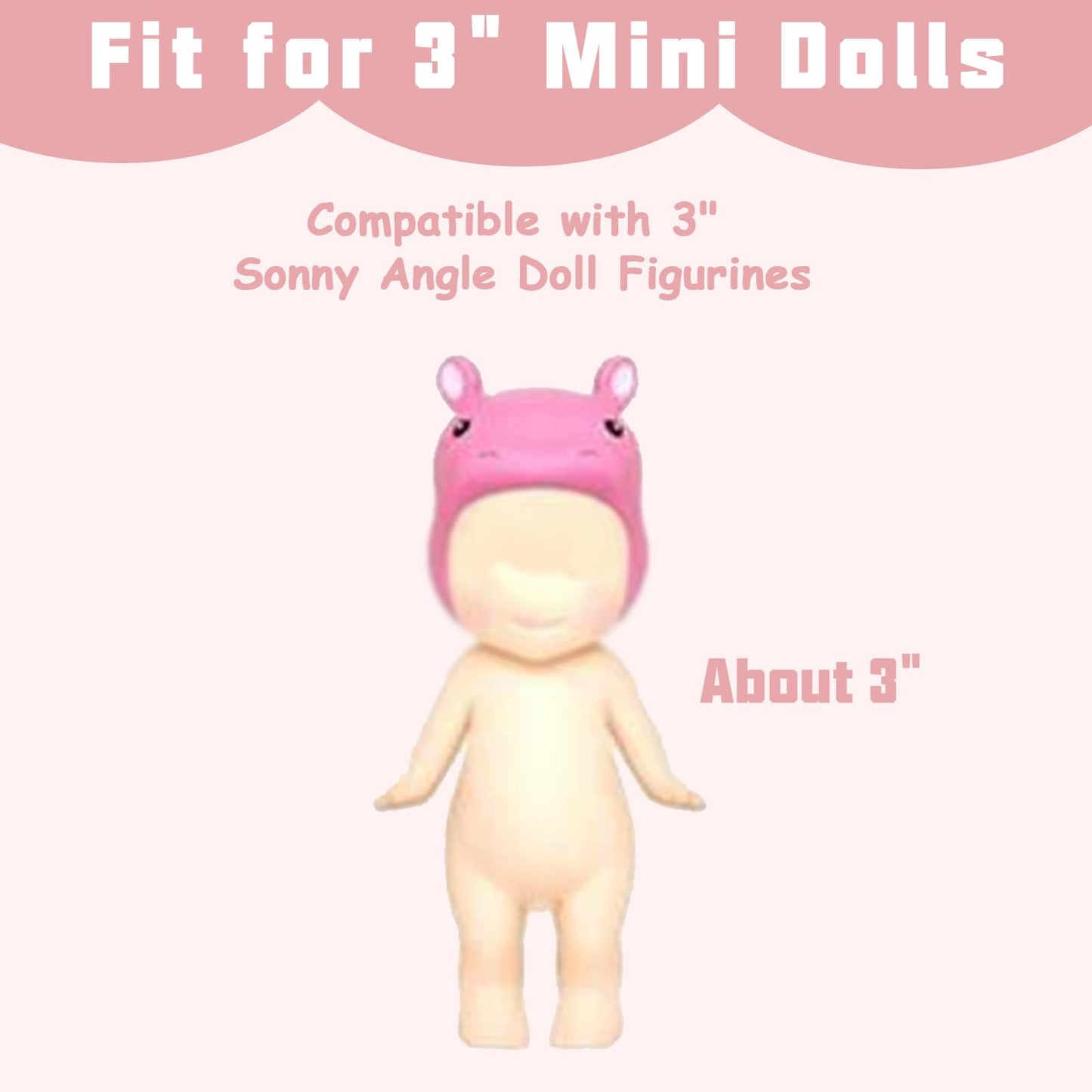 1 Set of Clothes for Sonny Angel  Pink Bikini Skirt Series Fit for 3 Inch Minifigures Collectible Dolls  Cute Accessories Display and Decoration Gift for mature-themed Collectors