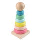 Ilsmysutra Colorful Kids Wooden Toys Rainbow Tower Early Educational Toys Cognition|Toys For Baby|Developmental Baby Toys