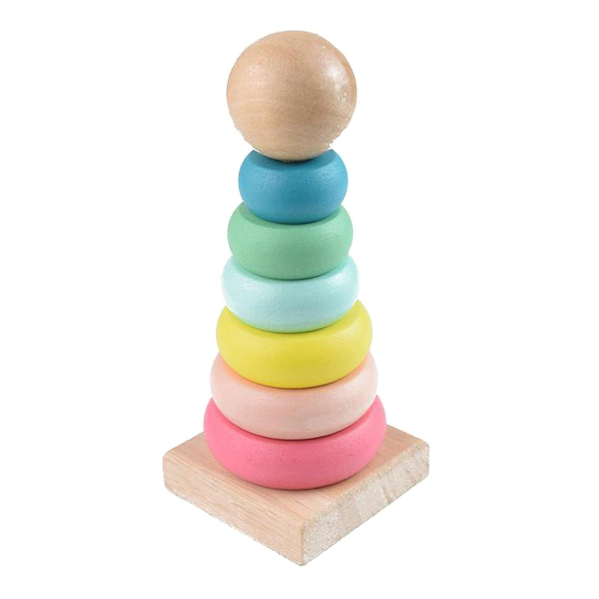 Ilsmysutra Colorful Kids Wooden Toys Rainbow Tower Early Educational Toys Cognition|Toys For Baby|Developmental Baby Toys