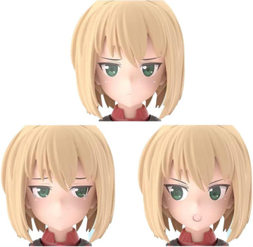 30Ms - Option Face Parts Facial Expression Set 5 (Color B) - Model Kit