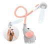 Yookidoo Baby Bath Shower Head - Elephant Bath Toy And Trunk Spout Rinser - For Newborn Babies In Tub Or Sink (Pink)