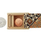 Japanese Puzzle Boxes Koyosegi Puzzle Box 2 Sun - 7 Step, Small, Multicolor, Paper Material
