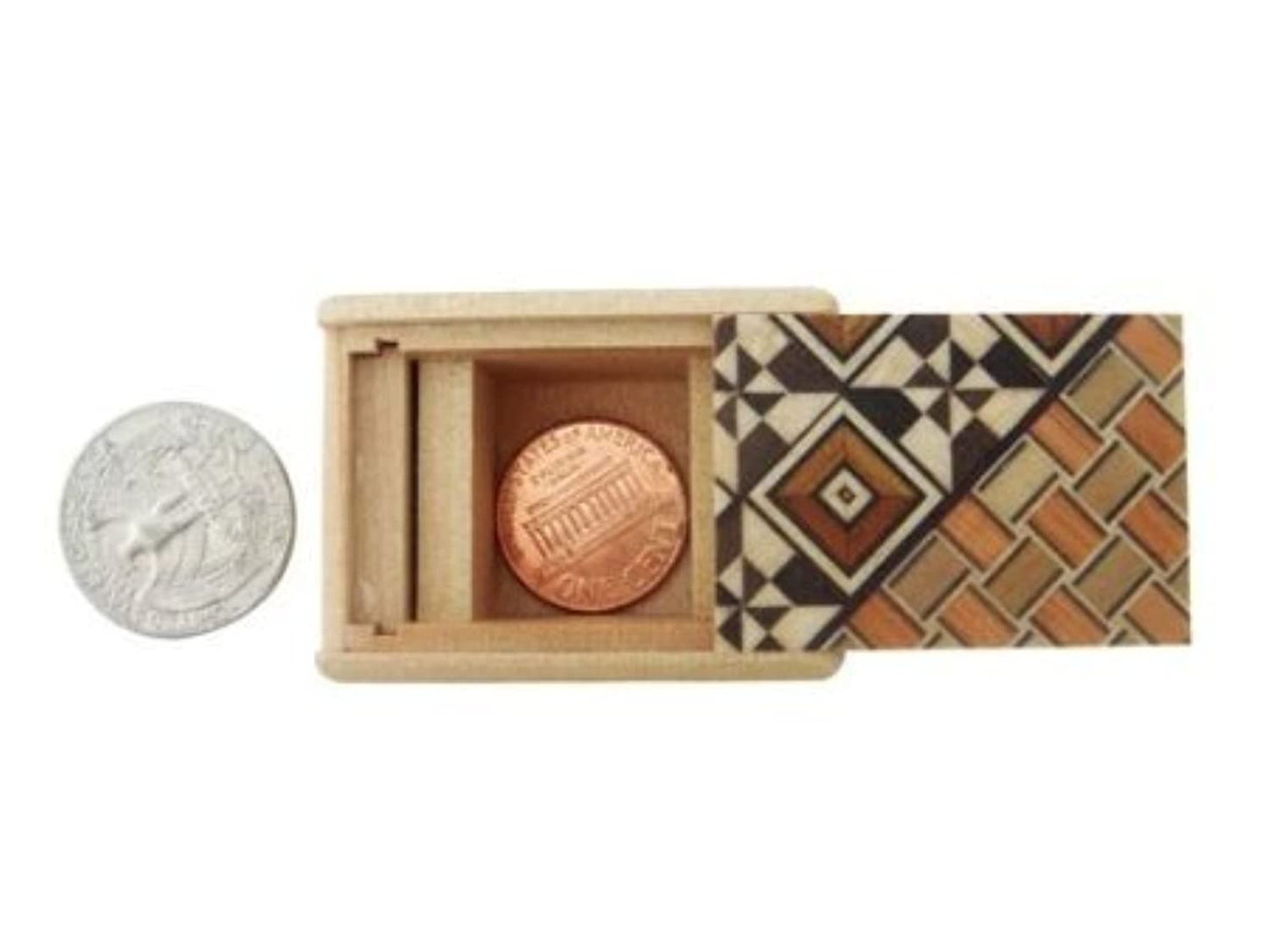 Japanese Puzzle Boxes Koyosegi Puzzle Box 2 Sun - 7 Step, Small, Multicolor, Paper Material