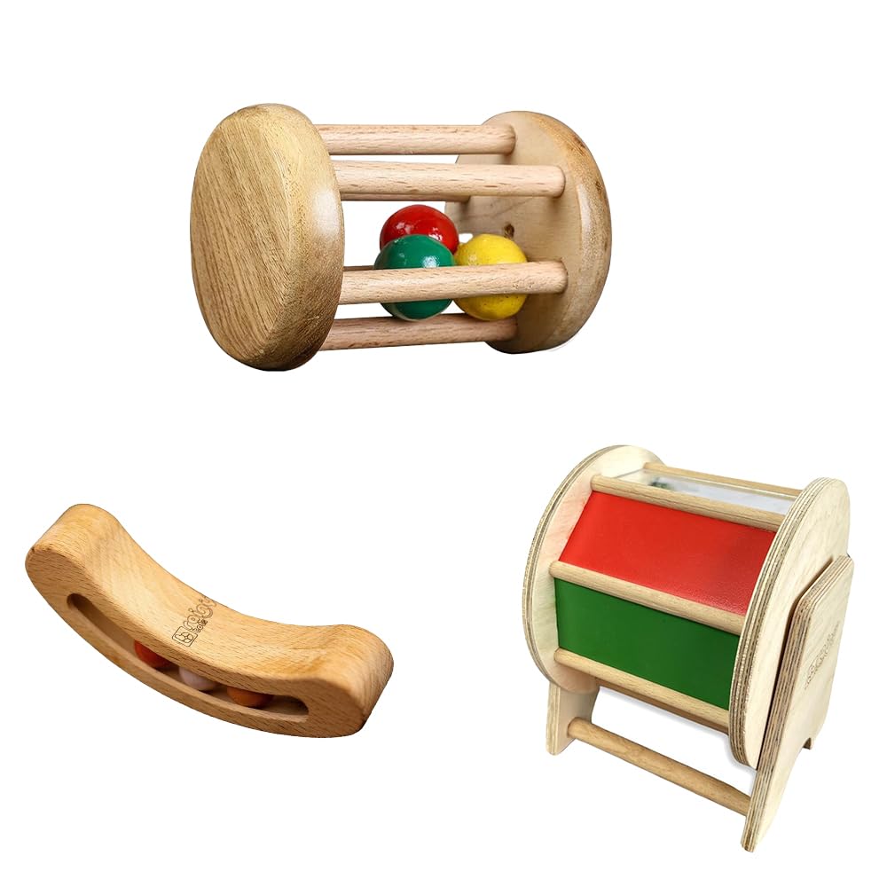 Brainytots Montessori Educational Toys | Wooden Toys For Kids | Promotes Motor Skills, Sensory Stimulation, And Cognitive Develo