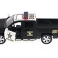 KiNSMART 2014 Chevrolet Silverado LTZ Crew Cab 4x4 1:46 Scale 5 Inch Diecast Metal Model Pick-up Interceptor Truck Police K9 Uni