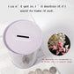 Marble Metal Piggy Bank $100 Dollar Bill 8.5' And 6' Tall Piggy Bank For Adults Money Saving Tin Can Currency Big Money Bank For Kids (White, X-Large)