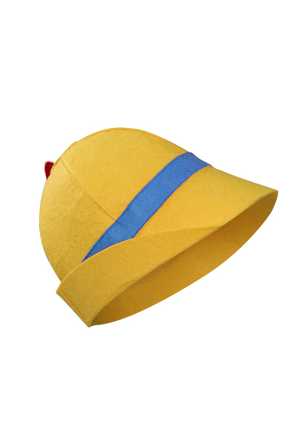 Chahouk Boys Puppet Hat with Feather Cosplay Costume Kids Toddler Sizes Halloween Christmas Party Hat Yellow Summer Hat