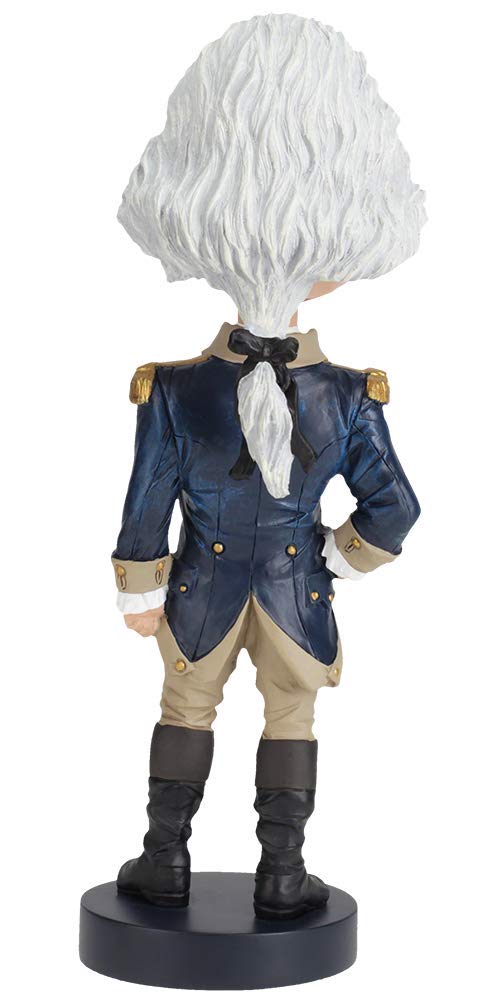 Royal Bobbles George Washington Bobblehead  enhanced Polyresin Lifelike Figure  Unique Serial Number  Exquisite Detail
