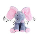 Peapopz Musical Elephant Toy For Baby, Toddlers And Kids | Musical Soft Plush Elephant Toy With Flappy Ears & Singing Feature | 