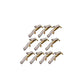 Carrera ''Go'' Slot Car Parts - 1/43 Double Contact Brushes - 10 Pcs (61510)