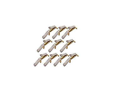 Carrera ''Go'' Slot Car Parts - 1/43 Double Contact Brushes - 10 Pcs (61510)